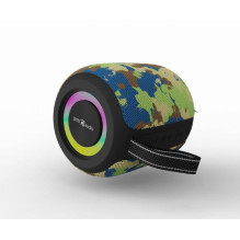 Portable Speaker, GEMBIRD, Camouflage, Portable / Wireless, Bluetooth, SPK-BT-LED-05-CM