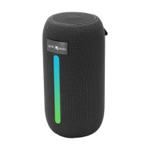 Nešiojamas garsiakalbis, GEMBIRD, juodas, nešiojamas / belaidis, Bluetooth, SPK-BT-LED-07