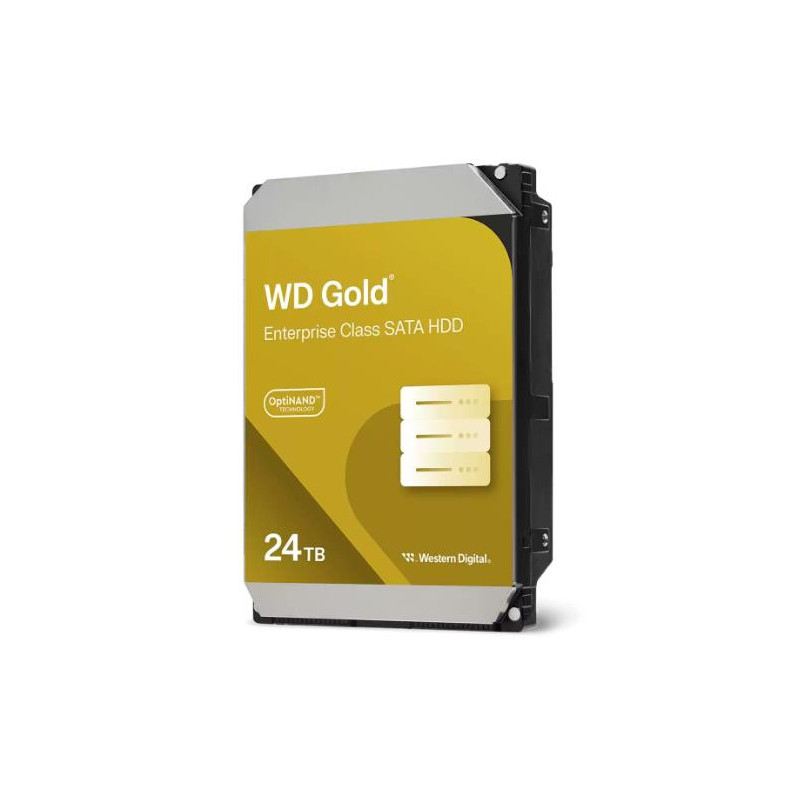 HDD, WESTERN DIGITAL, auksinis, WD242KRYZ, 24TB, SATA, 512 MB, 7200 aps./min., 3,5', WD242KRYZ