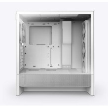 Case, NZXT, H5 FLOW RGB 2024, MidiTower, Case product features Transparent panel, Not included, ATX, EATX, MicroATX, Min