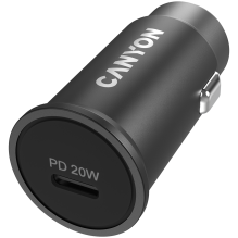 CANYON car charger C-20 PD 20W USB-C Black