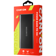 CANYON power bank PB-106 10000 mAh Black