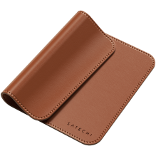 SATECHI Vegan-Leather Premium Mouse Pad (Brown)