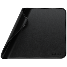 SATECHI Vegan-Leather Premium Mouse Pad (Black)