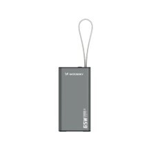 Powerbank Wozinsky K65+ 65W 30000mAh 2x USB-C, 1x USB-A 65W - black