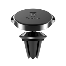 Baseus Small Ears Series magnetic car air vent holder black (SUER-A01)