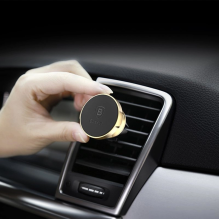 Baseus Small Ears Series magnetic car air vent holder black (SUER-A01)