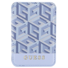 Guess GCube Stripe MagSafe Wallet - Blue