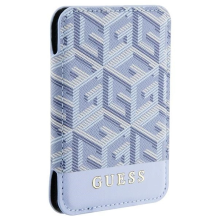 Guess GCube Stripe MagSafe Wallet - Blue