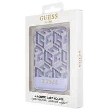 Guess GCube Stripe MagSafe Wallet - Blue