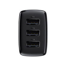 Baseus Compact charger 3x USB 17W black (CCXJ020101)