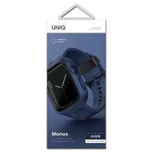 Uniq Monos 2 in 1 Set Strap + Case for Apple Watch 45 / 44 mm - Blue