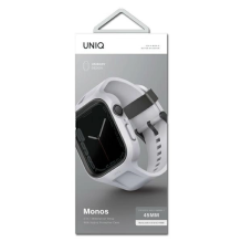 Uniq Monos 2 in 1 Set Strap + Case for Apple Watch 45 / 44 mm - Gray