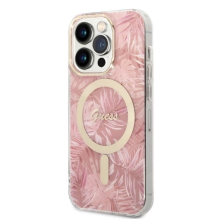 Guess MagSafe case + charger set for iPhone 14 Pro 6.1&quot; - pink