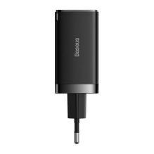 GaN 2xUSB C 1xUSB 65W fast charger Baseus GaN5 Pro + USB C - USB C 100W cable - black