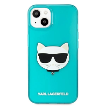 Karl Lagerfeld Glitter Choupette Fluo Case for iPhone 13 mini 5.4&quot; - blue