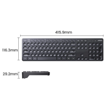 Ugreen KU004 90250 2.4GHz Wireless Keyboard for Windows / MacOS - Black