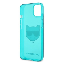 Karl Lagerfeld Glitter Choupette Fluo Case for iPhone 13 mini 5.4&quot; - blue