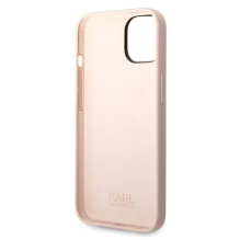 Karl Lagerfeld Silicone Karl`s Head Case for iPhone 14 / 15 / 13 6.1&quot; - pink