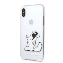 Karl Lagerfeld Choupette Fun iPhone X / Xs Case - Transparent