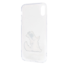 Karl Lagerfeld Choupette Fun iPhone X / Xs Case - Transparent