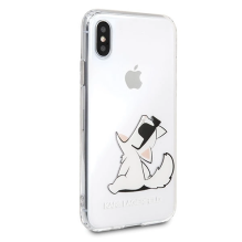 Karl Lagerfeld Choupette Fun iPhone X / Xs Case - Transparent