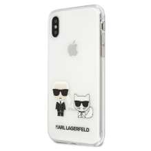 Karl Lagerfeld Karl &amp; Choupette iPhone X / Xs Case - Transparent