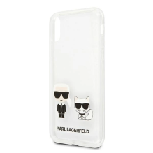 Karl Lagerfeld Karl &amp; Choupette iPhone X / Xs Case - Transparent