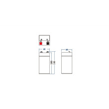 Green Cell AGM36 UPS battery VRLA AGM 4 V 4.5 Ah