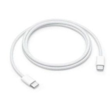 Apple USB-C Woven Charge Cable 1 m, White, USB-C, USB-C 60w White