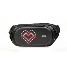 Divoom Pixoo sling bag C Premium Weather proof with Led Pixel Art Display&amp;App Control Black