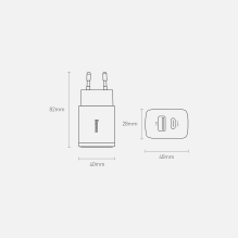  RETURNED ITEM Baseus Compact Fast USB / USB Type C Charger 20W 3A Power Delivery Quick Charge 3.0 black (CCXJ-B01)