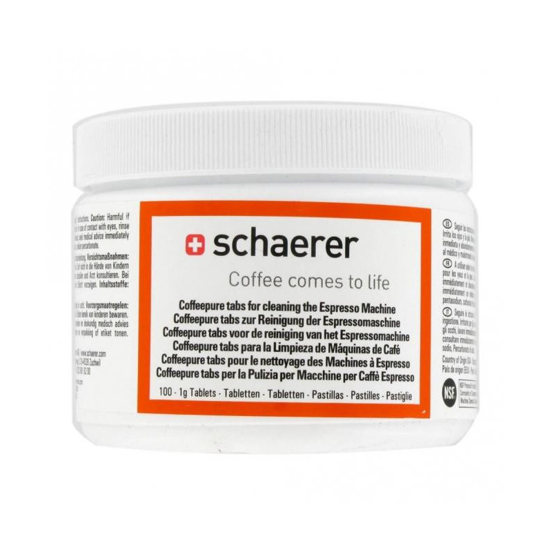 065221 SCHAERER valymo tabletės Coffeepure (100 vnt.)