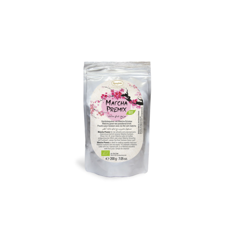 Japoniška žalioji arbata Matcha Premix Bio (200g)