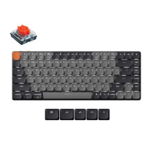 Keychron K3 LED Red Switch Wireless Low Profile Keyboard (Gray) K3X-A1 .