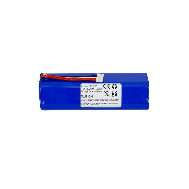 Battery for ECOVACS T8 Power, DX65, 14.8V, 5200mAh, Li-ion