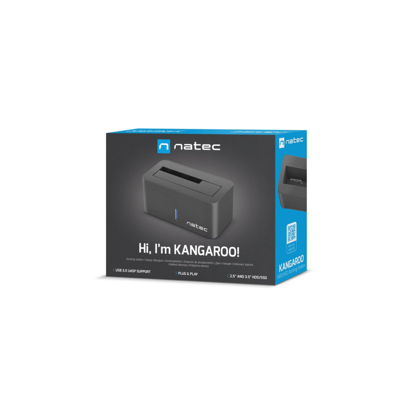 Išorinis Kietasis Diskas - Natec Kangaroo USB 3.2 Gen 1, Juodas