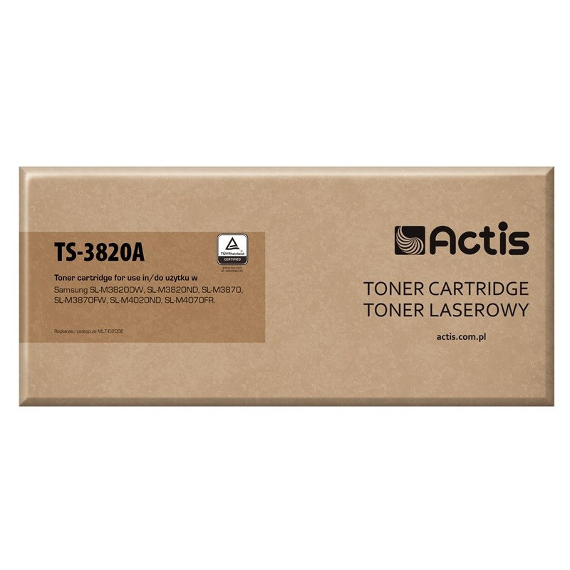 Tonerio kasetė - Actis TS-3820A, Juodas