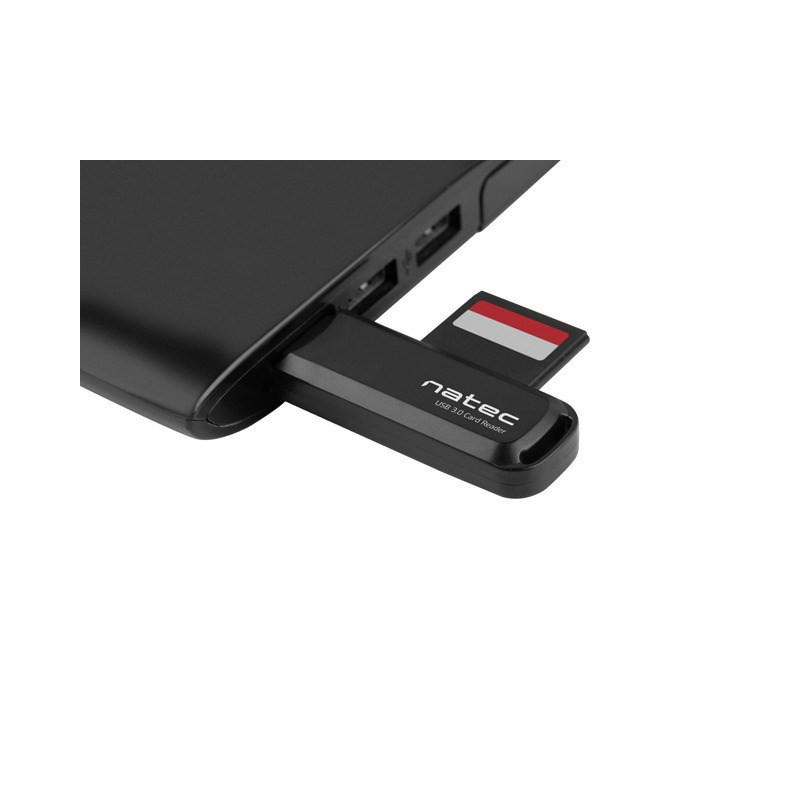 Memory Card Reader - NATEC Scarab 2 Black USB 3.0 Type-A