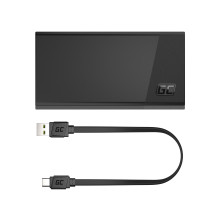 Green Cell GC PowerPlay 20S Power Bank 20000mAh 22.5W PD USB C with Fast Charging Portable Phone Charger for iPhone 15
