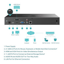 TP-LINK VIGI 16 Channel Network Video Recorder