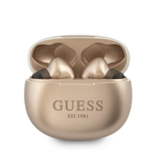 Guess GUTWS1CGO TWS „Bluetooth“ ausinės + auksinės / auksinės spalvos prijungimo stotelė