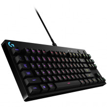 LOGITECH G PRO TKL Corded Mechanical Gaming Keyboard - BLACK - NORDIC - USB - CLICKY