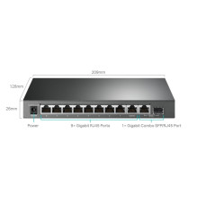 TP-LINK 10-Port Gigabit Easy Smart Switch with 8-Port PoE+ TP-LINK 10-Port Gigabit Easy Smart Switch with 8-Port PoE+
