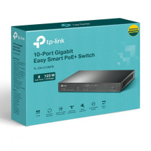 TP-LINK 10-Port Gigabit Easy Smart Switch with 8-Port PoE+ TP-LINK 10-Port Gigabit Easy Smart Switch with 8-Port PoE+