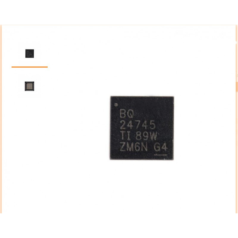 BQ24745 / QFN-28 maitinimo, krovimo kontroleris / šimas IC CHIP