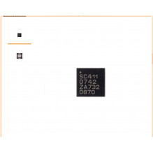TI SC411 MLPQ-16  maitinimo, krovimo kontroleris / šimas IC CHIP