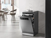 Freestanding dishwashers