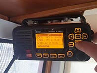 Marine radio transceivers